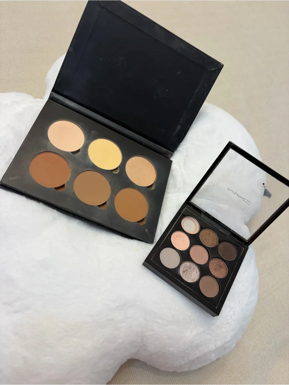 MAC Cosmetics Bronzer & Neutral Eyeshadow Palette Duo — Brown, Tan, Cream, Gold